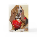 Basset Hound Special Kind Of Love Greeting Card