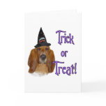 Basset Hound Trick Greeting Card