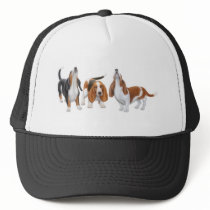 Basset Hound Trio Hat