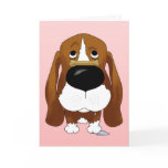Basset Hound Valentine's Day Card