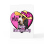 Basset Hound Valentines Day Gifts Card