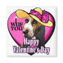 Basset Hound Valentines Day Gifts Refrigerator Magnet