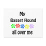 Basset Hound Walks Design Post Card