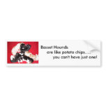 Basset Hounds are like... bumper stickers