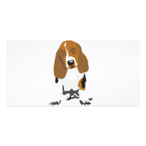 Basset Hound's Picture Card