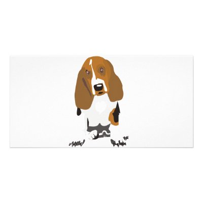 Basset Hound's Picture Card by LSDmeCom