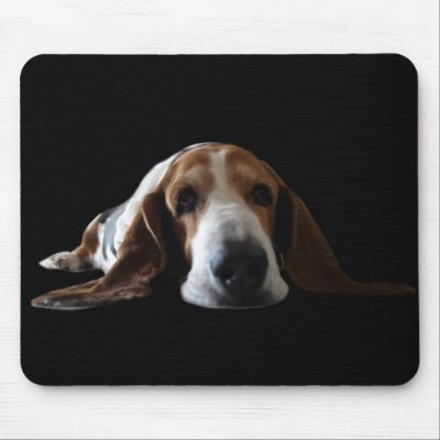 Basset Mouse Pad by VathauerStudio