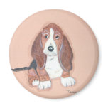 Basset pup magnet