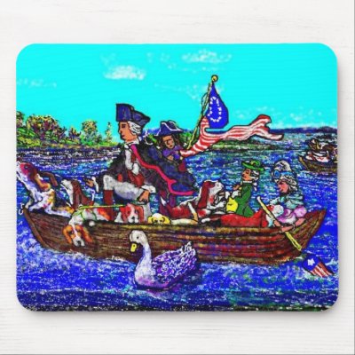 Basset & Washington Mousepad by ggbassetrescue