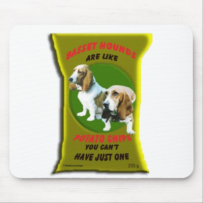 BassetChips Mouse Mat by RickBasset