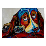 Bassett Hound Greeting Card