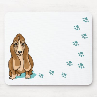 Bassett Hound Mousepad by animaltees