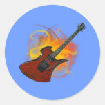 Bassgitarre bass guitar aufkleber
