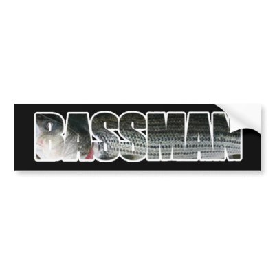 Bassman Bumper Sticker DARK by LIP_RIPPER