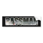 Bassman Bumper Sticker DARK bumper stickers