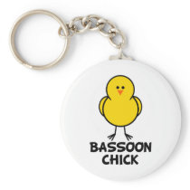 Bassoon Chick Keychain