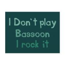 Bassoon Rock It Postcard