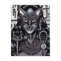 Bast Cat Goddess Egyptian Postcard