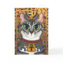 Bast Goddess Egyptian Bastet Cat Art Greeting Card