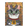Bast Goddess Egyptian Bastet Cat Art Postcard