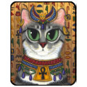Bast Goddess Egyptian Bastet Cat Art T-Shirt