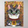 Bast Goddess, Egyptian Bastet Cat Poster