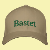 Bastet embroidered hats