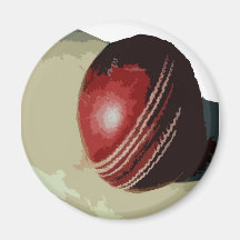 BAT AND BALL FRIDGE MAGNET