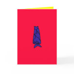 Bat birthday card