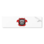 Bat,Bones,Skull Bumper Stickers