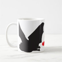 Bat farts Hearts Mugs