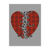 Bat Heart Postcards