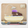 Bat in a tub - mousepad
