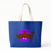 Bat Interrupted Canvas Bag