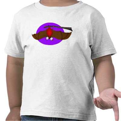 Bat Interrupted T-shirt by AHalloweenTrail