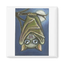 Bat Fridge Magnet