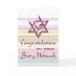 Bat Mitzvah Congratulations