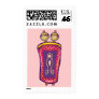 Bat Mitzvah Invitation Stamp - Torah Pink