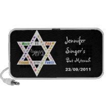 Bat Mitzvah Momento Laptop Speakers