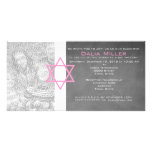 Bat Mitzvah Photo Invitations Custom Photo Card