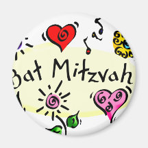 Bat Mitzvah Refrigerator Magnets