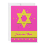 Bat Mitzvah Save the Date Invitation Card