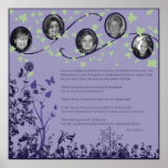 Bat Mitzvah Treasure Tree Poster