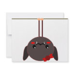 bat on a wire vampire invitations