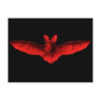 Bat Red Postcard