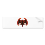 Bat Red The MUSEUM Zazzle Gifts Bumper Stickers