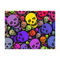 Bat Skull Postcard