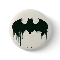 Bat Symbol - Batman Logo Spraypaint Pinback Buttons