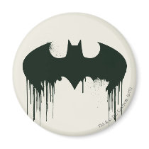 Bat Symbol - Batman Logo Spraypaint Refrigerator Magnet