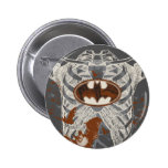 Bat Symbol Ribcage Vintage Collage Pinback Buttons